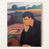 Edvard Munch - Melancholy 1894 Planner (Achterkant)