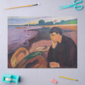 Edvard Munch - Melancholy 1894 Tissuepapier (Craft)