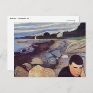 Edvard Munch - Melancholy Briefkaart