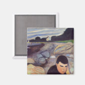 Edvard Munch - Melancholy Magneet (Voorkant / Achterkant)