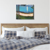 Edvard Munch - Moonlight Canvas Afdruk (Insitu (Slaapkamer))