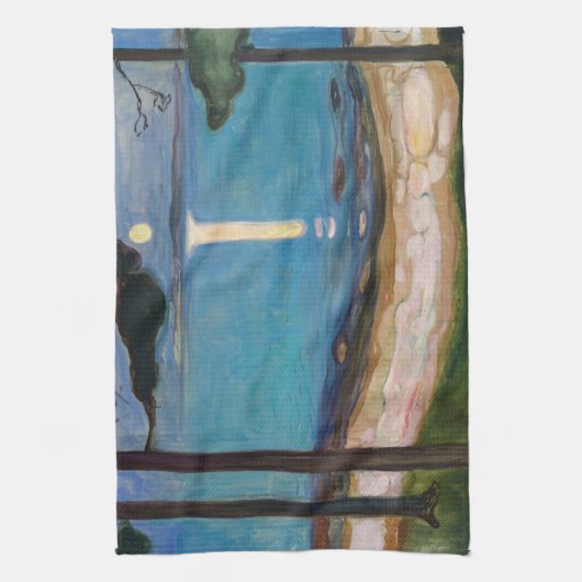 Edvard Munch - Moonlight Theedoek (Verticaal)