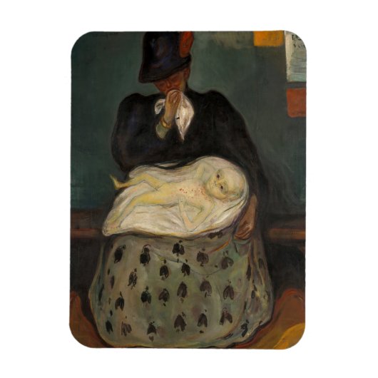 Edvard Munch - Overerving Magneet (Verticaal)