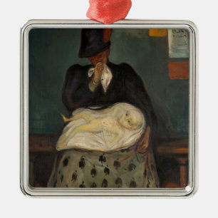 Edvard Munch - Overerving Metalen Ornament