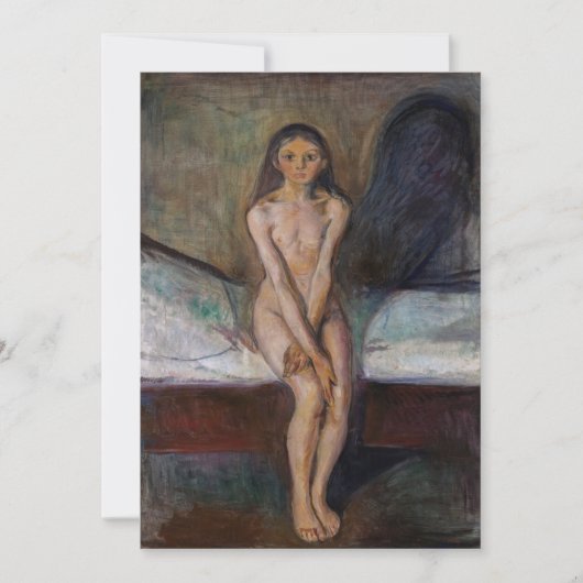 Edvard Munch - Puberteit Bedankkaart (Voorkant)