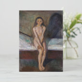 Edvard Munch - Puberteit Bedankkaart (Staand voorkant)