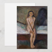 Edvard Munch - Puberteit Bedankkaart (Voorkant / Achterkant)
