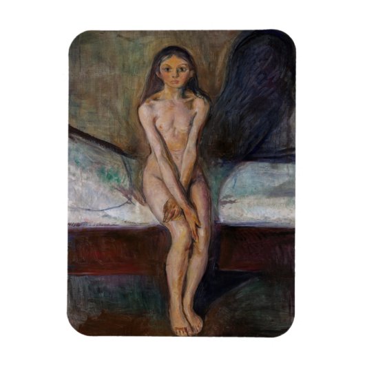 Edvard Munch - Puberteit Magneet (Verticaal)