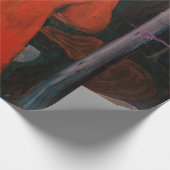 Edvard Munch - Rood en Wit Cadeaupapier (Hoek)