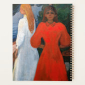 Edvard Munch - Rood en Wit Planner (Achterkant)