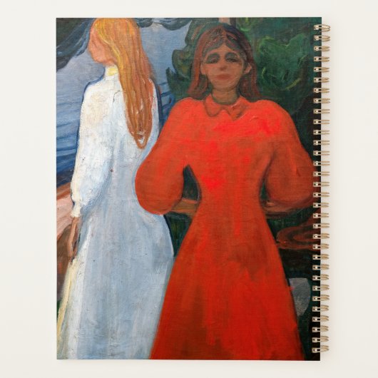 Edvard Munch - Rood en Wit Planner (Achterkant)