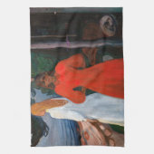 Edvard Munch - Rood en Wit Theedoek (Verticaal)
