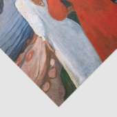 Edvard Munch - Rood en Wit Tissuepapier (Detail)