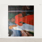 Edvard Munch - Rood en Wit Wandkleed (Voorkant)