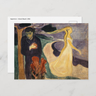 Edvard Munch - Scheiding Briefkaart