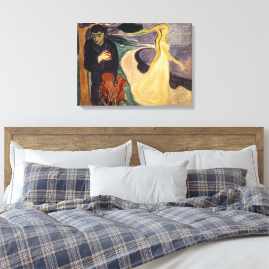 Edvard Munch - Scheiding Canvas Afdruk (Insitu (Slaapkamer))