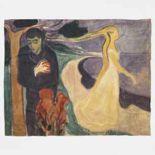 Edvard Munch - Scheiding Fleece Deken