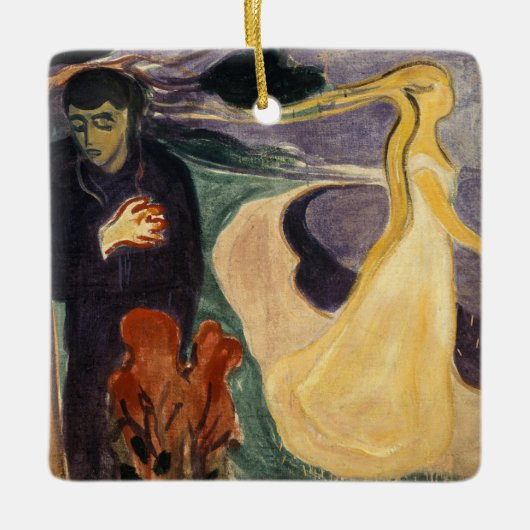 Edvard Munch - Scheiding Keramisch Ornament (Voorkant)