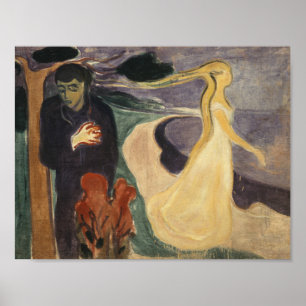 Edvard Munch - Scheiding Poster