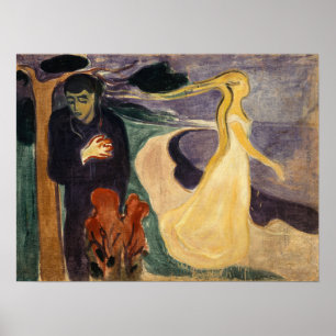 Edvard Munch - Scheiding Poster