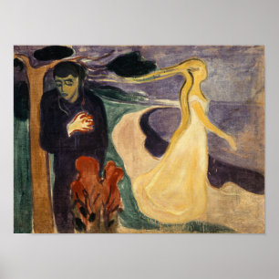 Edvard Munch - Scheiding Poster