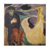 Edvard Munch - Scheiding Tegeltje (Voorkant)