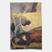 Edvard Munch - Scheiding Theedoek (Verticaal)