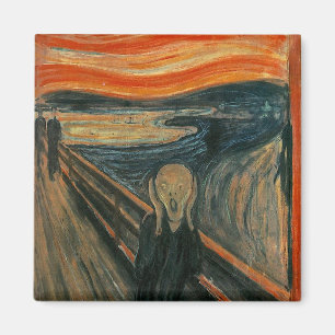 Edvard Munch Schilderij De Schreeuw (Skrik) 1893 Magneet