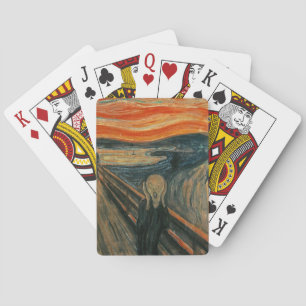 Edvard Munch Schilderij De Schreeuw (Skrik) 1893 Pokerkaarten