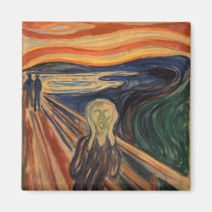 Edvard Munch schilderij De Schreeuw (Skrik) 1910 Magneet