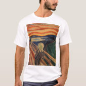 Edvard Munch schilderij De Schreeuw (Skrik) 1910 T-shirt (Voorkant)