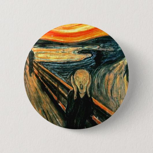 Edvard Munch - Scream Ronde Button 5,7 Cm (Voorkant)