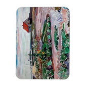 Edvard Munch - Seashore. Landschap bij Lubeck Magneet (Verticaal)
