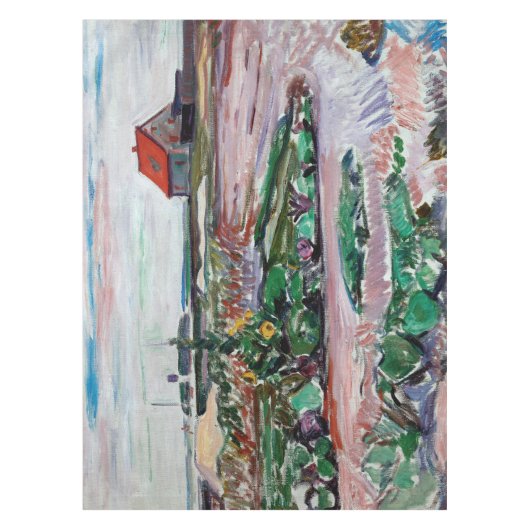 Edvard Munch - Seashore. Landschap bij Lubeck Tafelkleed (Voorkant)