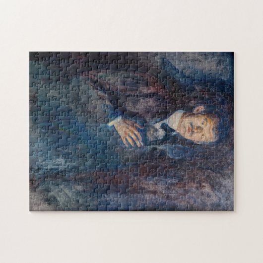 Edvard Munch - Self-Portret met Sigarette Legpuzzel (Horizontaal)