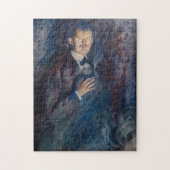 Edvard Munch - Self-Portret met Sigarette Legpuzzel (Verticaal)