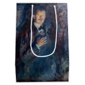 Edvard Munch - Self-Portret met Sigarette Medium Cadeauzakje (Achterkant)