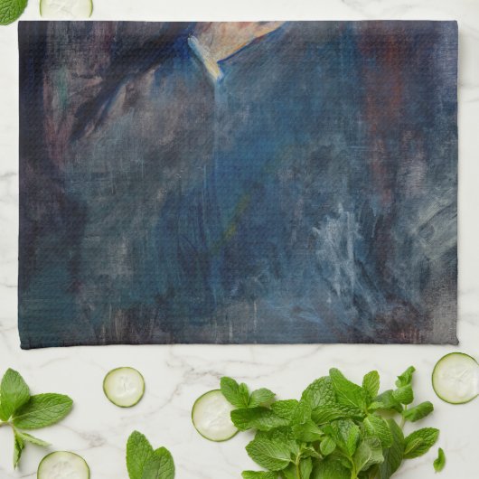 Edvard Munch - Self-Portret met Sigarette Theedoek (Gevouwen)