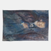 Edvard Munch - Self-Portret met Sigarette Theedoek (Horizontaal)