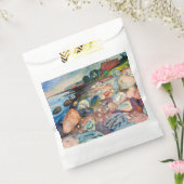 Edvard Munch - Shore met Red House Bedankzakje (Gezegeld)