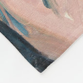 Edvard Munch - Shore met Red House Fleece Deken (Hoek)