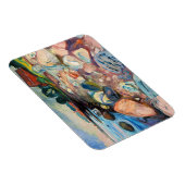 Edvard Munch - Shore met Red House Magneet (Rechterzijde)