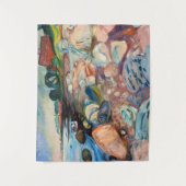 Edvard Munch - Shore met Red House Wandkleed (Voorkant)