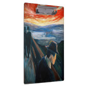 Edvard Munch - Sick Mood op zonsondergang, wanhoop Klembord (Rechts)