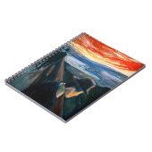 Edvard Munch - Sick Mood op zonsondergang, wanhoop Notitieboek (Linkerzijde)