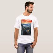 Edvard Munch - Sick Mood op zonsondergang, wanhoop T-shirt (Voorkant volledig)