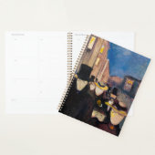 Edvard Munch - Soirée sur Karl Johan Street (Devant avec enveloppe)