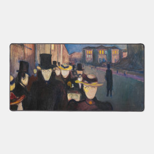 Edvard Munch - Soirée sur Karl Johan Street