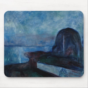 Edvard Munch - Sterrennacht 1893 Muismat