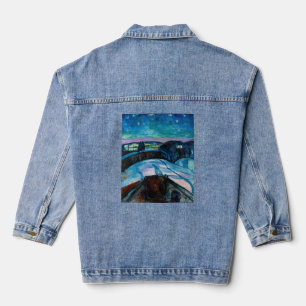 Edvard Munch - Sterrennacht 1922 Denim Jacket